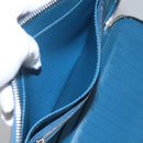 LOUIS VUITTON Epi Organizer Atholl Clutch Bag Blue M60731 LV Auth nb291-22