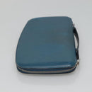 LOUIS VUITTON Epi Organizer Atholl Clutch Bag Blue M60731 LV Auth nb291-5