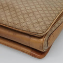 CELINE Macadam Canvas Shoulder Bag PVC Beige Gold Auth nb297-8