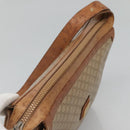 CELINE Macadam Canvas Shoulder Bag PVC Beige Gold Auth nb297-6