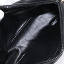 CELINE Clutch Bag Leather Black Auth nb304-9