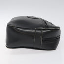 CELINE Clutch Bag Leather Black Auth nb304-3