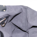 LOUIS VUITTON Monogram Mahina Surya L Bag Enamel Black M95881 LV Auth nb310-18