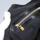 LOUIS VUITTON Monogram Mahina Surya L Bag Enamel Black M95881 LV Auth nb310-19