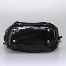LOUIS VUITTON Monogram Mahina Surya L Bag Enamel Black M95881 LV Auth nb310-9