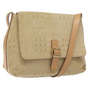 BURBERRY Nova Check Shoulder Bag Canvas Beige Auth nb311-1