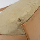 BURBERRY Nova Check Shoulder Bag Canvas Beige Auth nb311-16