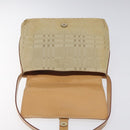 BURBERRY Nova Check Shoulder Bag Canvas Beige Auth nb311-11
