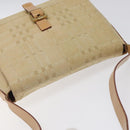 BURBERRY Nova Check Shoulder Bag Canvas Beige Auth nb311-6