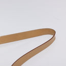 BURBERRY Nova Check Shoulder Bag Canvas Beige Auth nb311-8