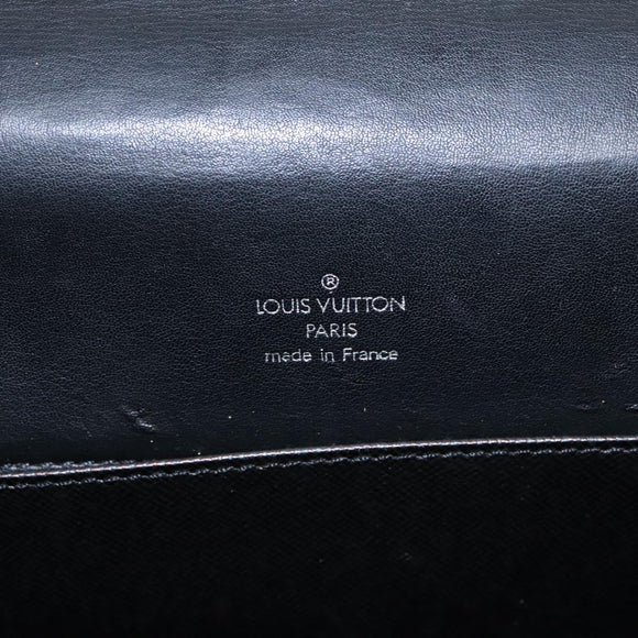 LOUIS VUITTON Taiga Serviette Kazan Business Bag Ardoise M30802 LV Auth nb348