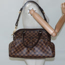 LOUIS VUITTON Damier Ebene Trevi PM Hand Bag 2way N51997 LV Auth nb351AV-22