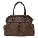 LOUIS VUITTON Damier Ebene Trevi PM Hand Bag 2way N51997 LV Auth nb351AV-2