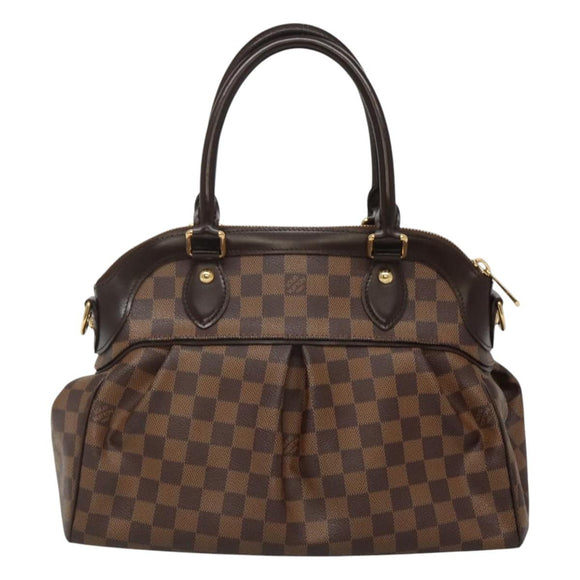 LOUIS VUITTON Damier Ebene Trevi PM Hand Bag 2way N51997 LV Auth nb351AV