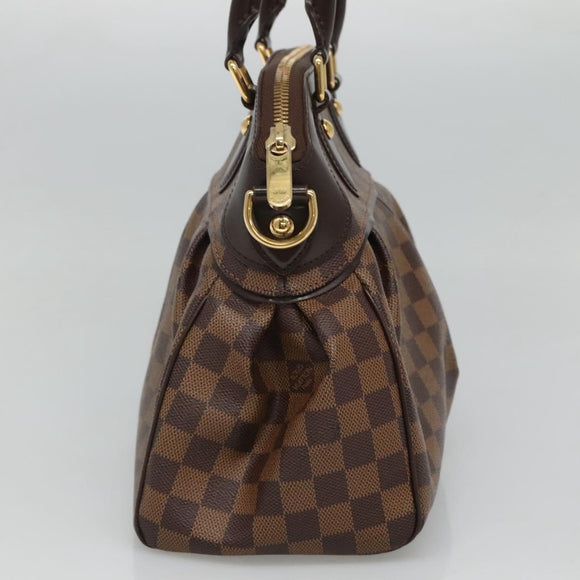 LOUIS VUITTON Damier Ebene Trevi PM Hand Bag 2way N51997 LV Auth nb351AV