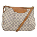 LOUIS VUITTON Damier Azur Siracusa MM Shoulder Bag N41112 LV Auth nb380-1