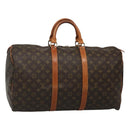 LOUIS VUITTON Monogram Keepall 50 Boston Bag M41426 LV Auth nb385-1