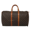 LOUIS VUITTON Monogram Keepall 50 Boston Bag M41426 LV Auth nb385-13