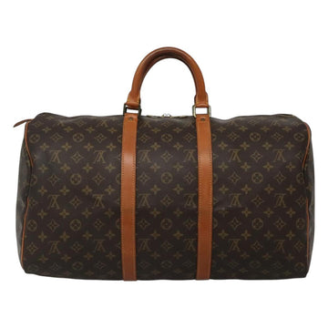 LOUIS VUITTON Monogram Keepall 50 Boston Bag M41426 LV Auth nb385 - 0