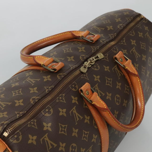 LOUIS VUITTON Monogram Keepall 50 Boston Bag M41426 LV Auth nb385