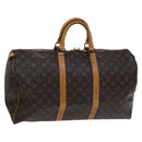 LOUIS VUITTON Monogram Keepall 50 Boston Bag M41426 LV Auth nb386-1