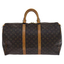 LOUIS VUITTON Monogram Keepall 50 Boston Bag M41426 LV Auth nb386-13