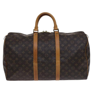 LOUIS VUITTON Monogram Keepall 50 Boston Bag M41426 LV Auth nb386 - 0