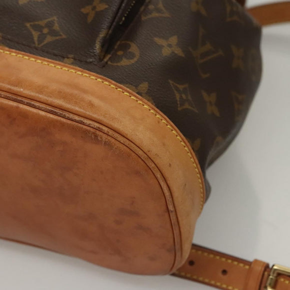 LOUIS VUITTON Monogram Montsouris MM Backpack M51136 LV Auth nb420