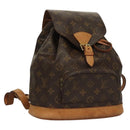 LOUIS VUITTON Monogram Montsouris MM Backpack M51136 LV Auth nb420-1