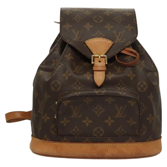 LOUIS VUITTON Monogram Montsouris MM Backpack M51136 LV Auth nb420