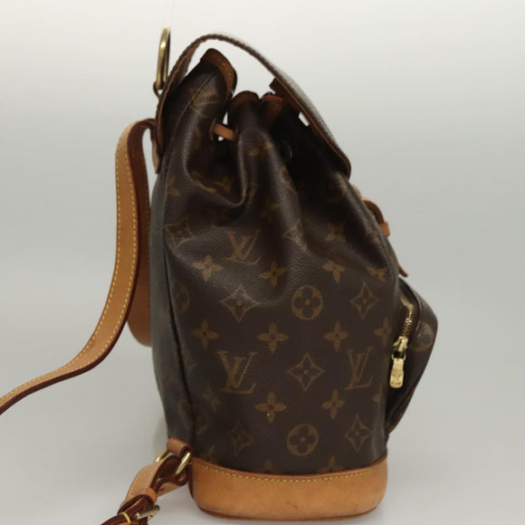 LOUIS VUITTON Monogram Montsouris MM Backpack M51136 LV Auth nb420