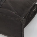 HERMES Her Line Her Line MM Hand Bag Canvas Black Silver Auth nb424-12