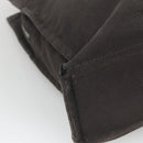 HERMES Her Line Her Line MM Hand Bag Canvas Black Silver Auth nb424-13