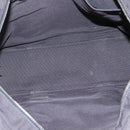 HERMES Her Line Her Line MM Hand Bag Canvas Black Silver Auth nb424-15