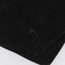 Salvatore Ferragamo Shoulder Bag Suede Black Gold Auth nb434-14