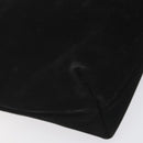 Salvatore Ferragamo Shoulder Bag Suede Black Gold Auth nb434-16