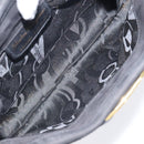 Salvatore Ferragamo Shoulder Bag Suede Black Gold Auth nb434-11