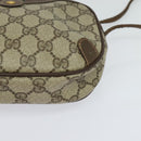 GUCCI GG Supreme Web Sherry Line Shoulder Bag PVC Beige 89 02 066 Auth nb440-14