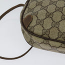 GUCCI GG Supreme Web Sherry Line Shoulder Bag PVC Beige 89 02 066 Auth nb440-15