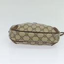 GUCCI GG Supreme Web Sherry Line Shoulder Bag PVC Beige 89 02 066 Auth nb440-5
