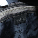 GUCCI Shoulder Bag Leather Silver Gold 197061 Auth nb455-15