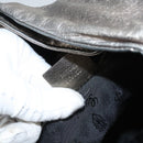 GUCCI Shoulder Bag Leather Silver Gold 197061 Auth nb455-12