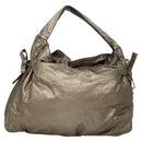 GUCCI Shoulder Bag Leather Silver Gold 197061 Auth nb455-3