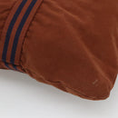 HERMES Fourre ToutPorte Documents Business Bag Canvas Brown Navy Auth nb456-12