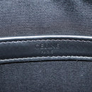 CELINE Triomphe Shoulder Bag PVC Leather Black Gold Auth nb463M-20