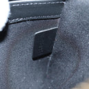 CELINE Triomphe Shoulder Bag PVC Leather Black Gold Auth nb463M-11