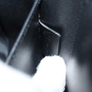 CELINE Chain Shoulder Bag Leather Black Gold Auth nb466M-11