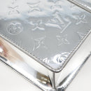 LOUIS VUITTON Monogram Miroir Sac Plat Bag Silver Argent M45884 LV Auth nb472M-15