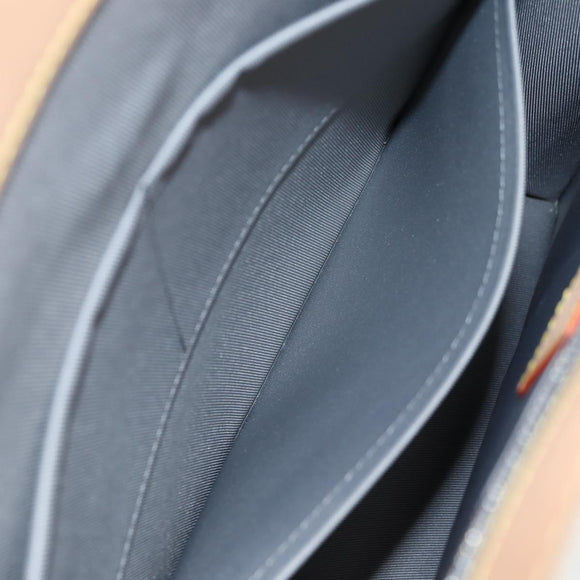 LOUIS VUITTON Monogram Miroir Sac Plat Bag Silver Argent M45884 LV Auth nb472M