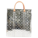 LOUIS VUITTON Monogram Miroir Sac Plat Bag Silver Argent M45884 LV Auth nb472M-3
